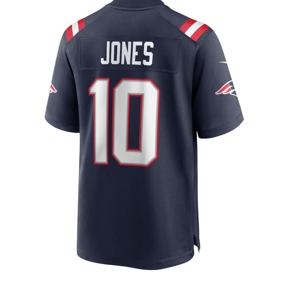 Nike Navy Patriots Mac Jones Jersey - Picture 3 of 8